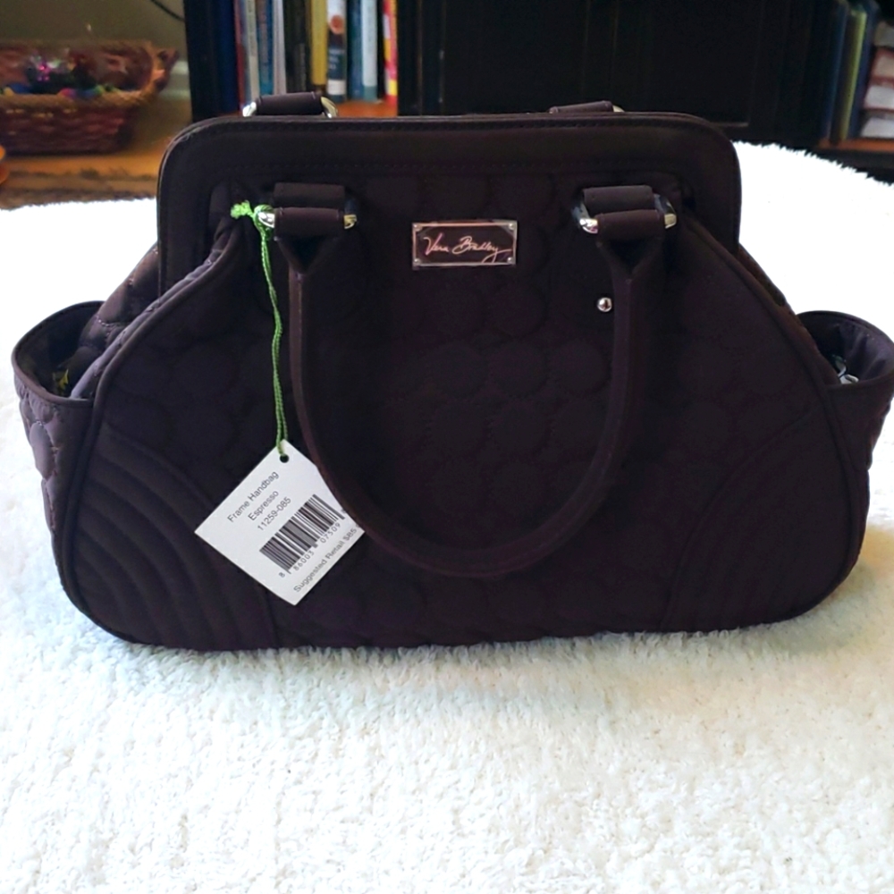 Vera Bradley Frame Quilted Handbag